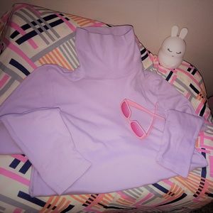 Lilac Turtleneck